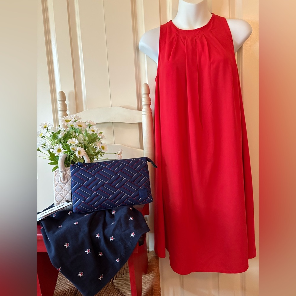 Old Navy Red Midi Dress
